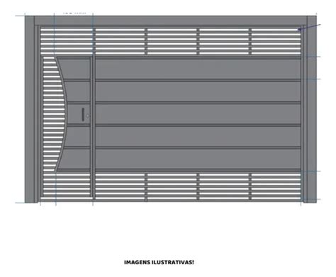 Projeto De Portão Basculante - Projeto Portão Basculante + 1800 Modelos/imagens De Portões | MercadoLivre