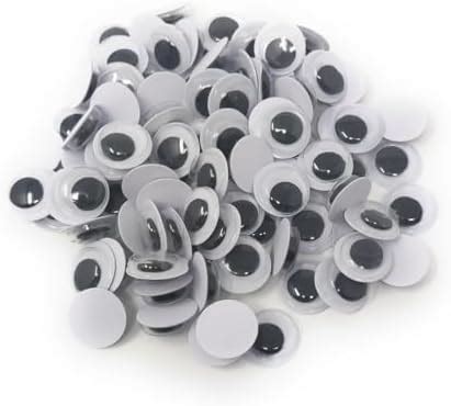 Pcs Googly Eyes Self Adhesive Mm Assorted Sizes Stick On Moving