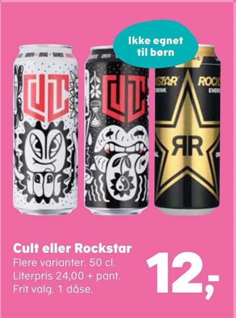 Cult Eller Rockstar Tilbud Hos SuperBrugsen