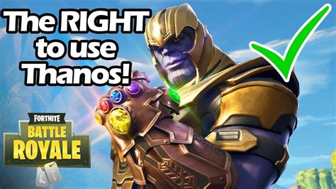 How To Use Thanos In Fortnite Battle Royale Fortnite X Avengers