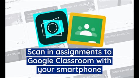 Scan In Assignments To Google Classroom Using Adobe Scan YouTube