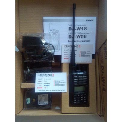 Jual HT Alinco DJ W18 VHF Harga Terbaik Faktur Pajak