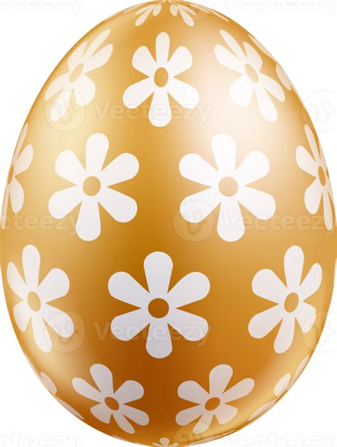 Easter Eggs Gold Color 19617507 PNG