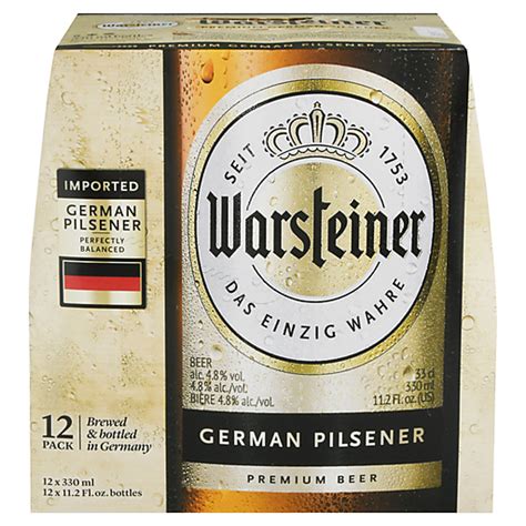 Warsteiner Premium German Pilsener 12 Pack Beer 12 11 2 Fl Oz Beer