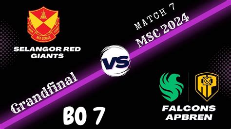 Match Penentuan Falcon Apbren Vs Selangor Red Giants Grandfinal