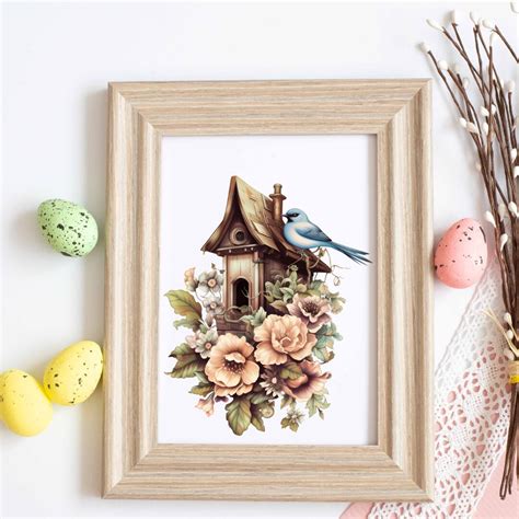 Spring Vintage Bird House Imageshome Decor Craftsdiy Craft Projects
