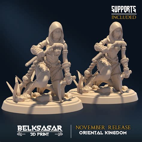 D File Moonshine Ninja Nude And Normal Set X D Printing Idea To