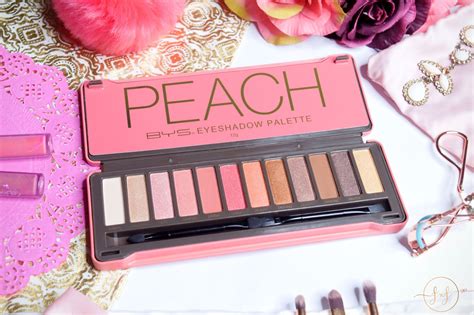 BYS Peach Eyeshadow Palette Review Swatches Fashion Fairytale