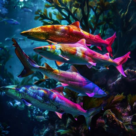 vibrant world  rainbow sharks  guide  caring