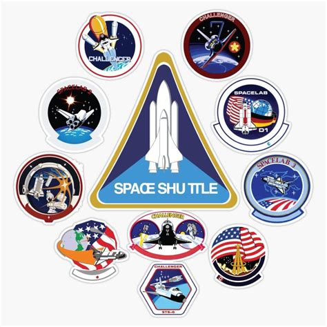 Amazon Nasa Challenger Space Shuttle Missions Sticker Bumper