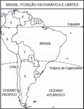 Unaerp Em Rela O Aos Pa Ses Enumerados No Mapa Da Am Rica Do