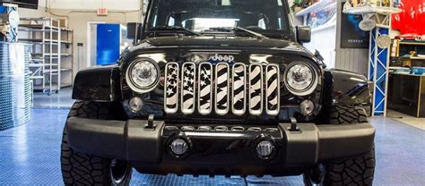 2007 18 Jeep Wrangler Jk Star Spangled Grille Stainless Steel