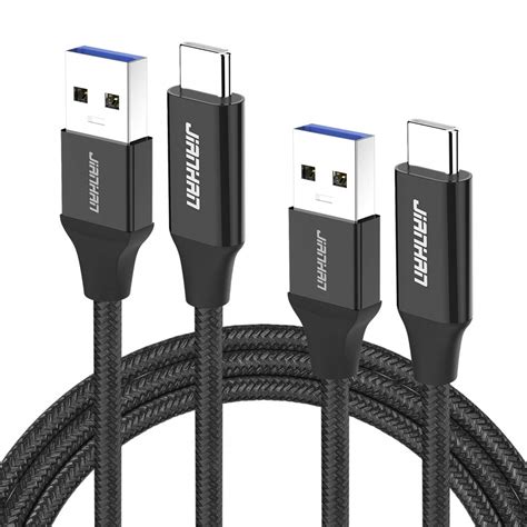 Type C Cable JianHan USB C To USB 3 0 Charging Cable 2 Pack 3 3ft 6