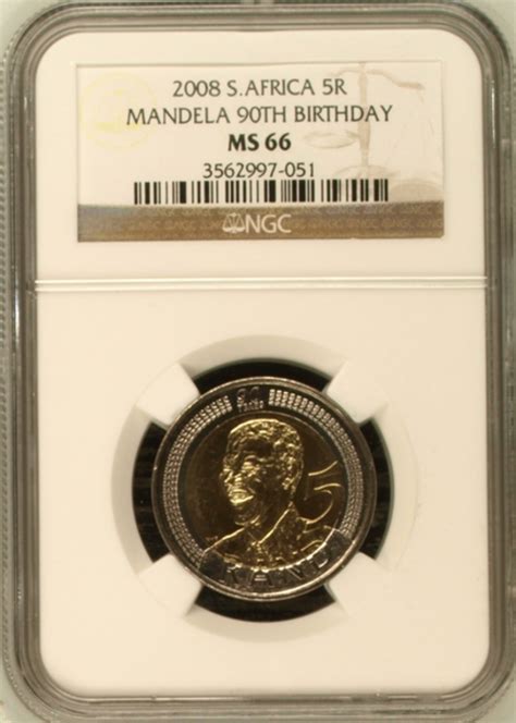 Birthday R X Nelson Mandela Th Birthday R Coin Ms