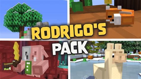 Rodrigos Pack Texture Pack For Minecraft Simplistic And Cartoony Resource Pack Showcase Youtube