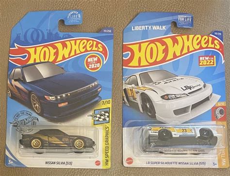 HOT WHEELS LB Super Silhouette Nissan Silvia S15 And Nissan Silvia S13 LOT OF 2 EUR 9 30