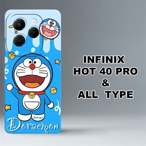 Jual AC SOFTCASE PROCAMERA INFINIX HOT PRO I DAN ALL TYPE MOTIF DORAEMON SOFCASE SOFT