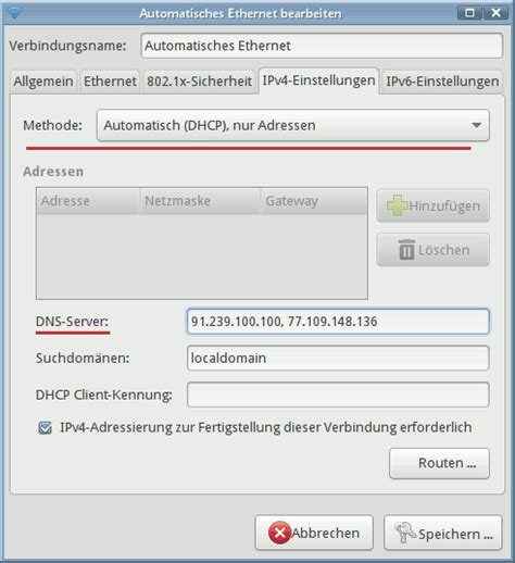 Bevorzugte Dns Server Konfigurieren