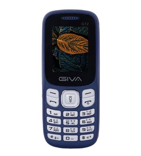Slate Blue Giva G 12 Keypad Mobile Screen Size 188 Inch At Rs 516