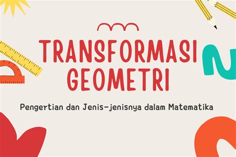mengenal jenis jenis transformasi  sebuah titik