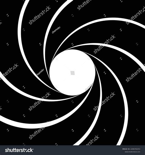 View Through Silhouette Gun Barrel Stock Vector (Royalty Free ...