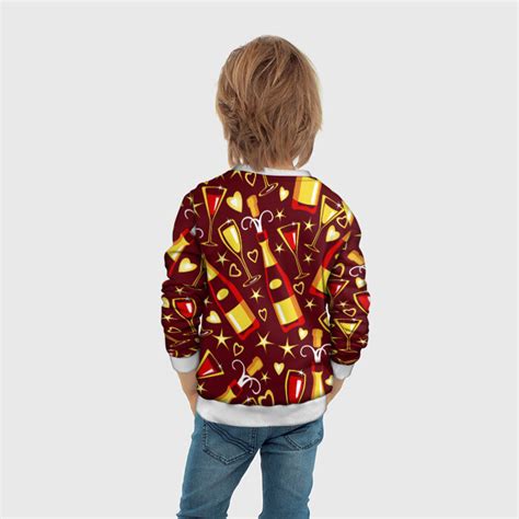 Детский свитшот 3D Шампанское — купить со скидкой 40% на «Все Футболки ...