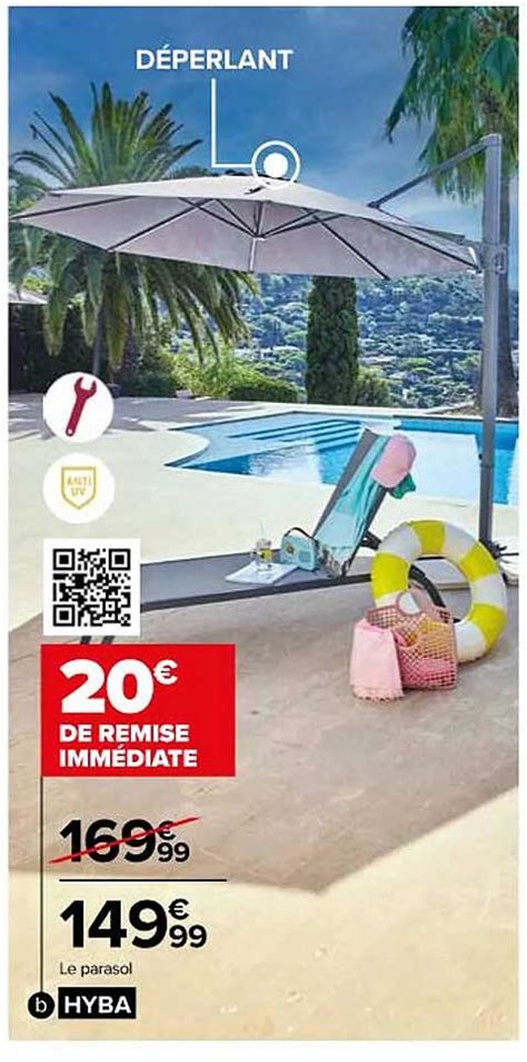 Promo Le Parasol Hyba Chez Carrefour ICatalogue Fr