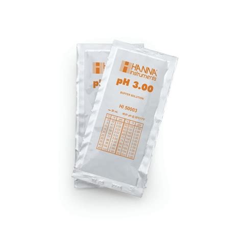 Solution Tampon Ph Ph Certificat D Analyse Sachets De