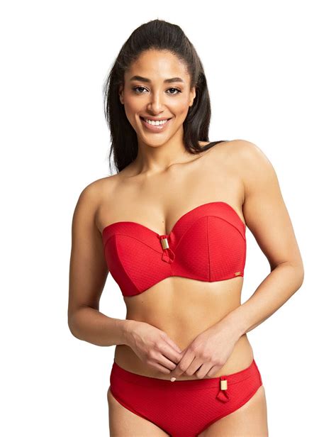 Sw Panache Marianna Bandeau Bikini Top Sw Crimson Belle