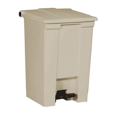 Rubbermaid Commercial Products 12 Gal Beige Fire Safe Step On Trash