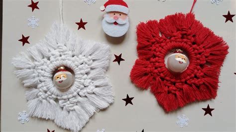 DIY ETOILE DE NOEL EN MACRAME YouTube