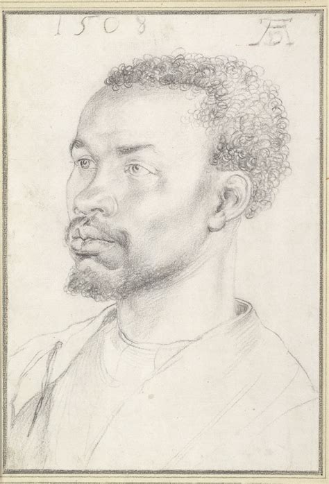 Albrecht Durer S Head Of An African He May Have Met This