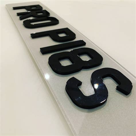 4D Number Plates | Pro Plates