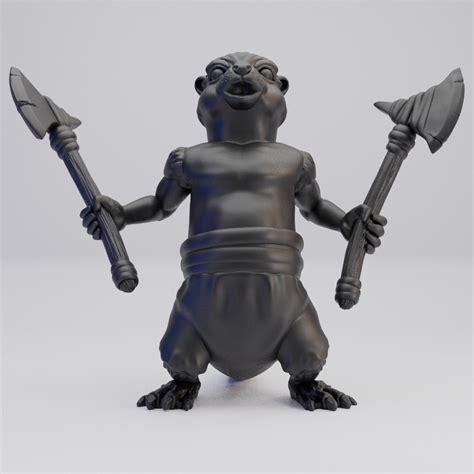 Hot Goblin オッターアックス 獣人戦士 ミニチュア ホットゴブリン