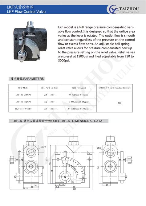 ports hydraulic priority valve adjustable flow control