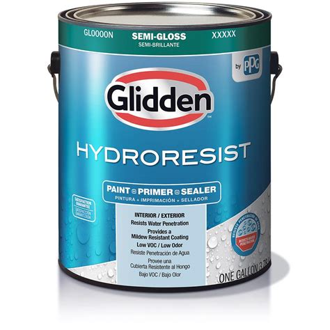 Glidden Hydroresist Gal Base Semi Gloss Interior Exterior Latex