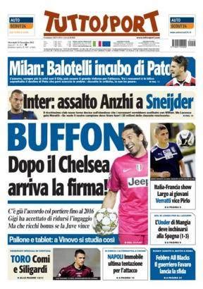 Tuttosport Buffon Dopo Il Chelsea Arriva La Firma Calciomercato It