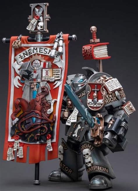 Grey Knights Brotherhood Terminator Squad Flagman Scale