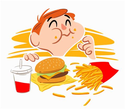 Kid Eating Burger Illustrations Royalty Free Vector Graphics And Clip