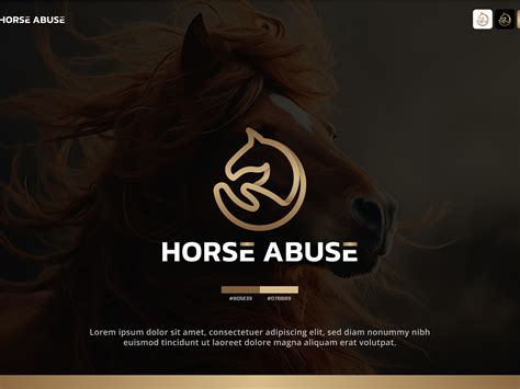 Minimalist Horse Logo by Designocracy on Dribbble