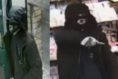 Cctv Appeal After Masked Man Threatened Shop Worker With Knife In