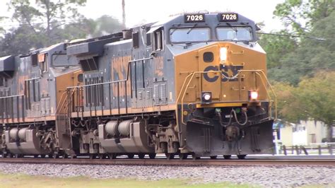 Csx Leads Csx I Through Folkston Ga At Winterwatch