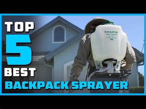 Best Backpack Sprayer In 2022 Top 5 Backpack Sprayers Review