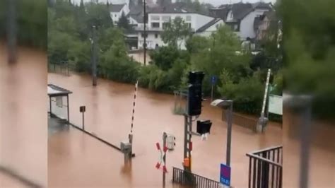 Inundații masive în Germania după precipitații extreme a fost