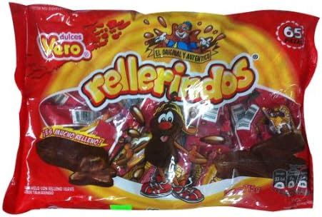 Amazon.com : Vero Rellerindos - Tamarind Flavor Hard Candy (65 Units) - Authentic Mexican Candy ...