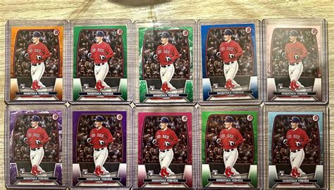 2023 Bowman Baseball MASATAKA YOSHIDA Lot 10 Rookie Cards RC Boston