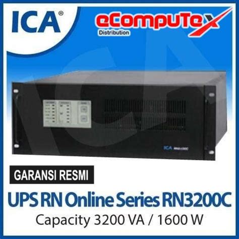 Jual UPS ICA RN 3200C RN3200C 3200VA 1600WATT RACKMOUNT ONLINE