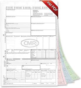 Mashpaper Cmr Modulo Internazionale Lettera Di Vettura In Carta