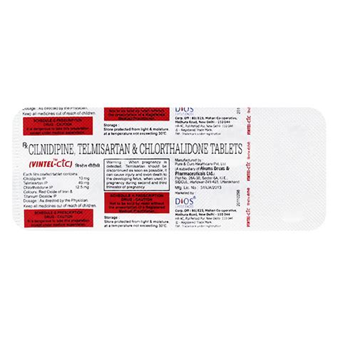 VINTEL CTC Tablet 10 S Price Uses Side Effects Netmeds