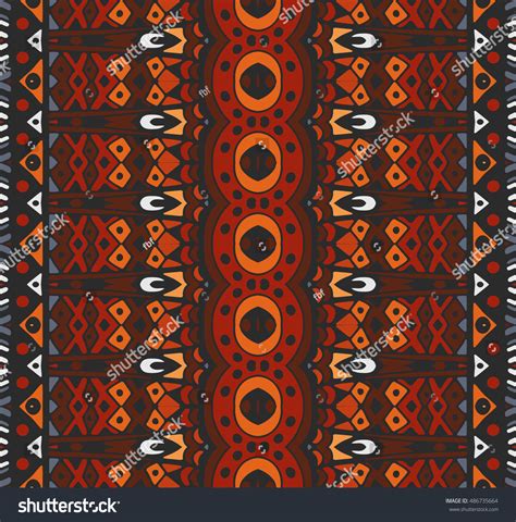 Ethnic Traditional Native American Indian Style Stock Illustration